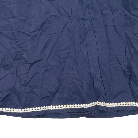 Crown & Ivy Beach V-Neck‎ Tunic Top Crochet Trim 3/4 Sleeve Women Medium - Picture 5 of 8